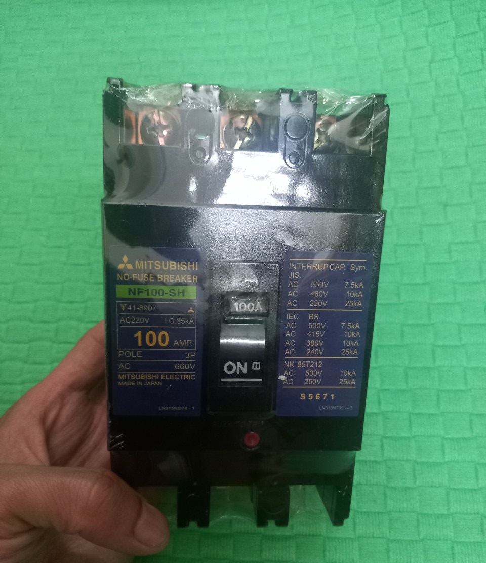 CB NHẬT BẢN 100A NHẬT BẢN 3 PHA 380v