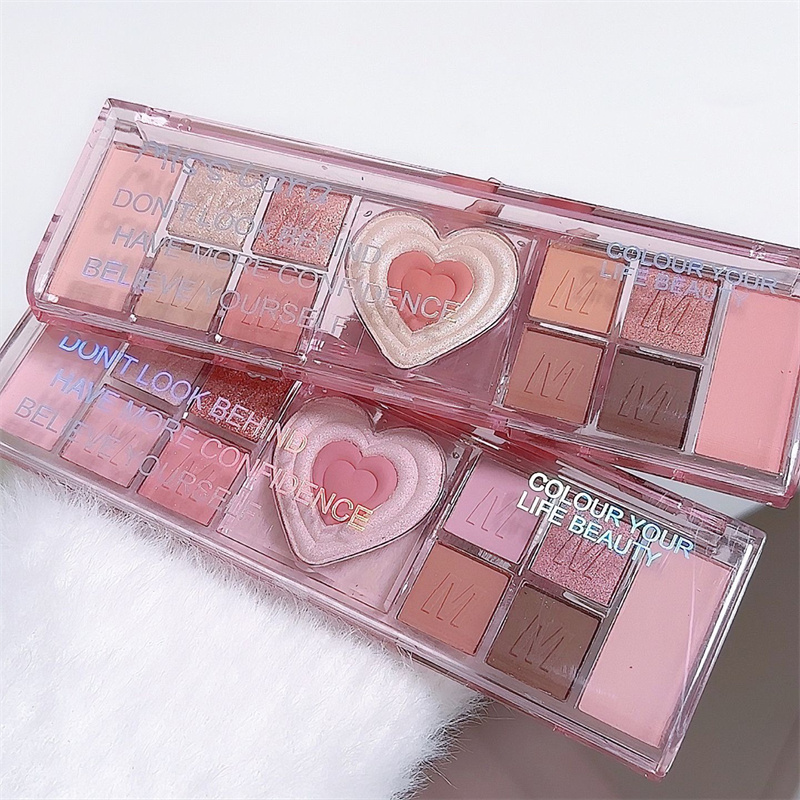 Cosmetics%20Matte%20Saturation%20Cool%20Tone%20Natural%20Eyeshadow%20Pink%20Heart%2012%20Color%20Palette%20Low%20Eyeshadow%20Tray%20Brown%20Korean%20Cosmetics%20-%20Image%205