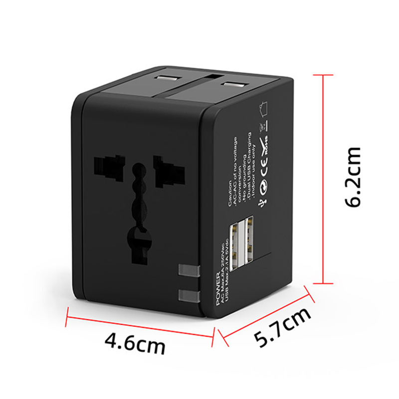 Global travel switch plug multi-function USB switch charger universal wireless switch socket