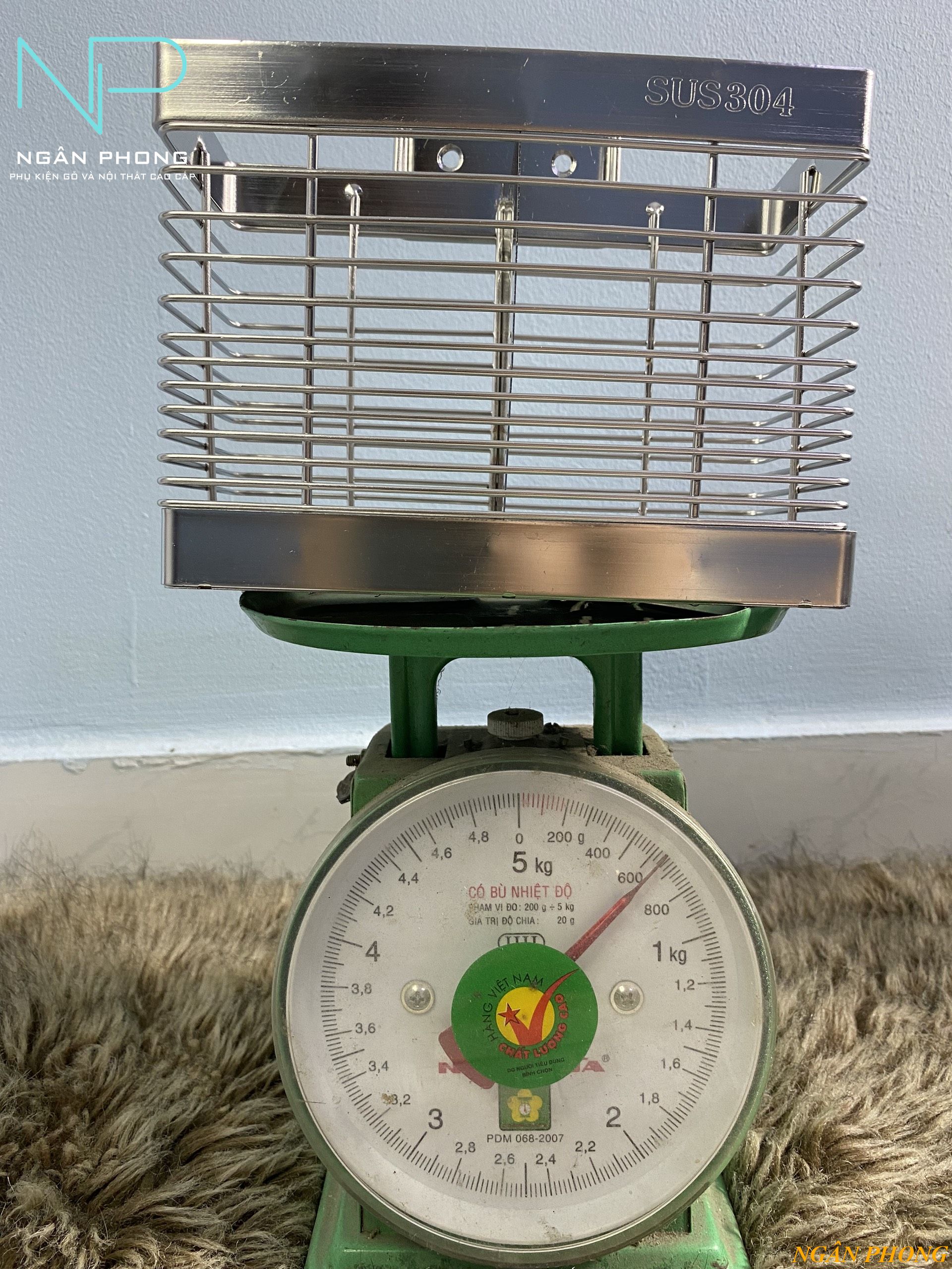 RỔ ĐŨA ĐÔI CAO CẤP INOX 304