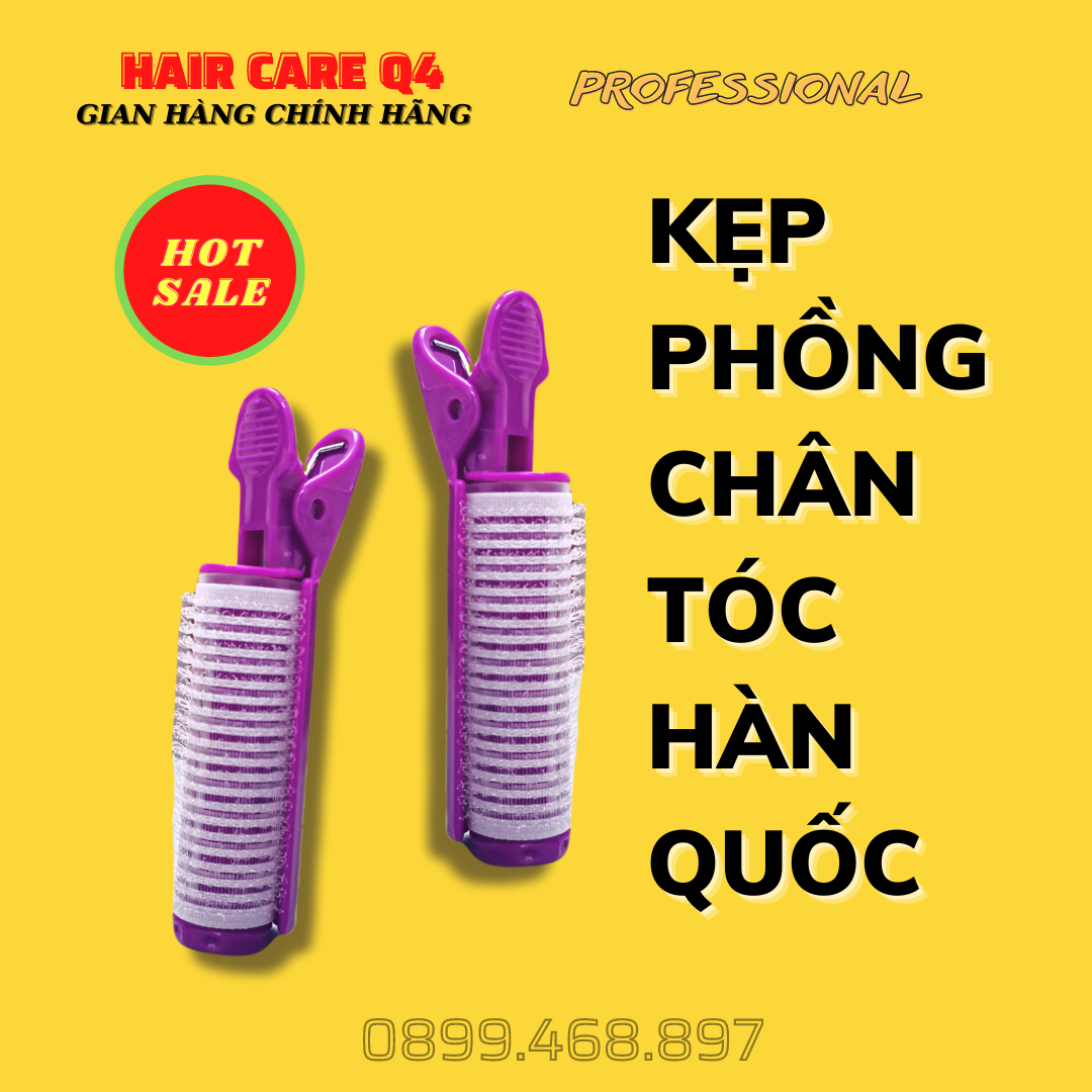 Kẹp phồng chân tóc không nhiệt hàn quốc - hair care q4