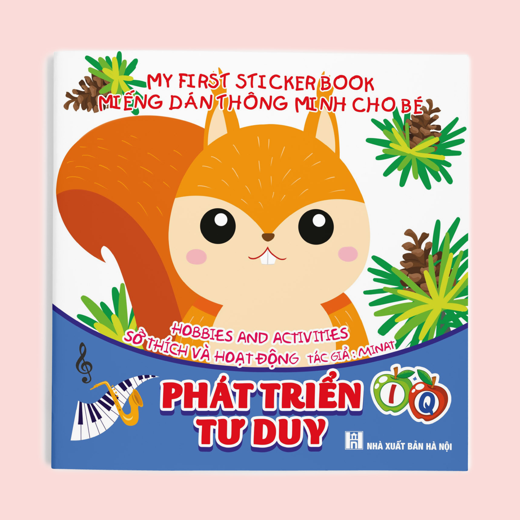 Combo 6 cuốn Miếng dán Thông minh - My first Sticker Book (Song ngữ Anh - Việt)