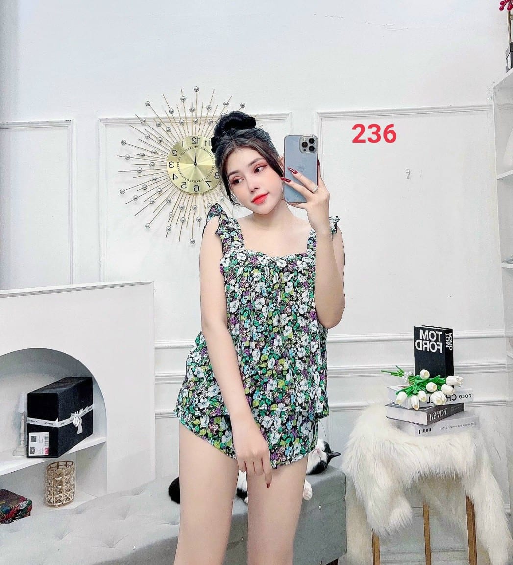 Bộ lụa hàn đùi đủ kiểu, 38 đến 58kg