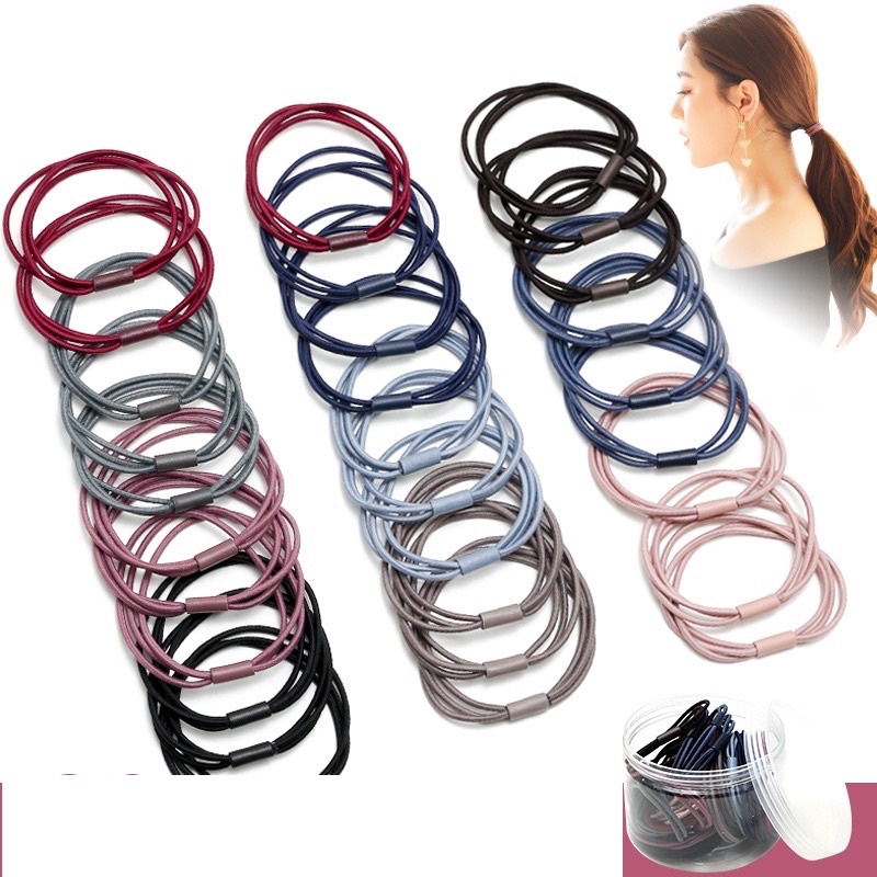 1 Thun cột tóc 3 sợi đàn hồi