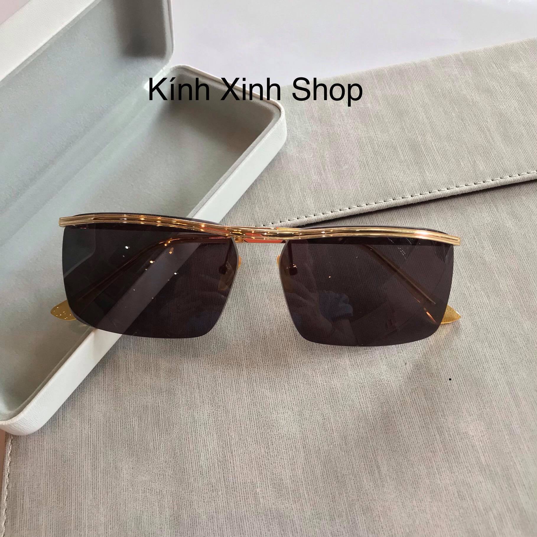 Kính râm nam solex amor 14k nửa viền cao cấp + tặng fullbox phụ kiện
