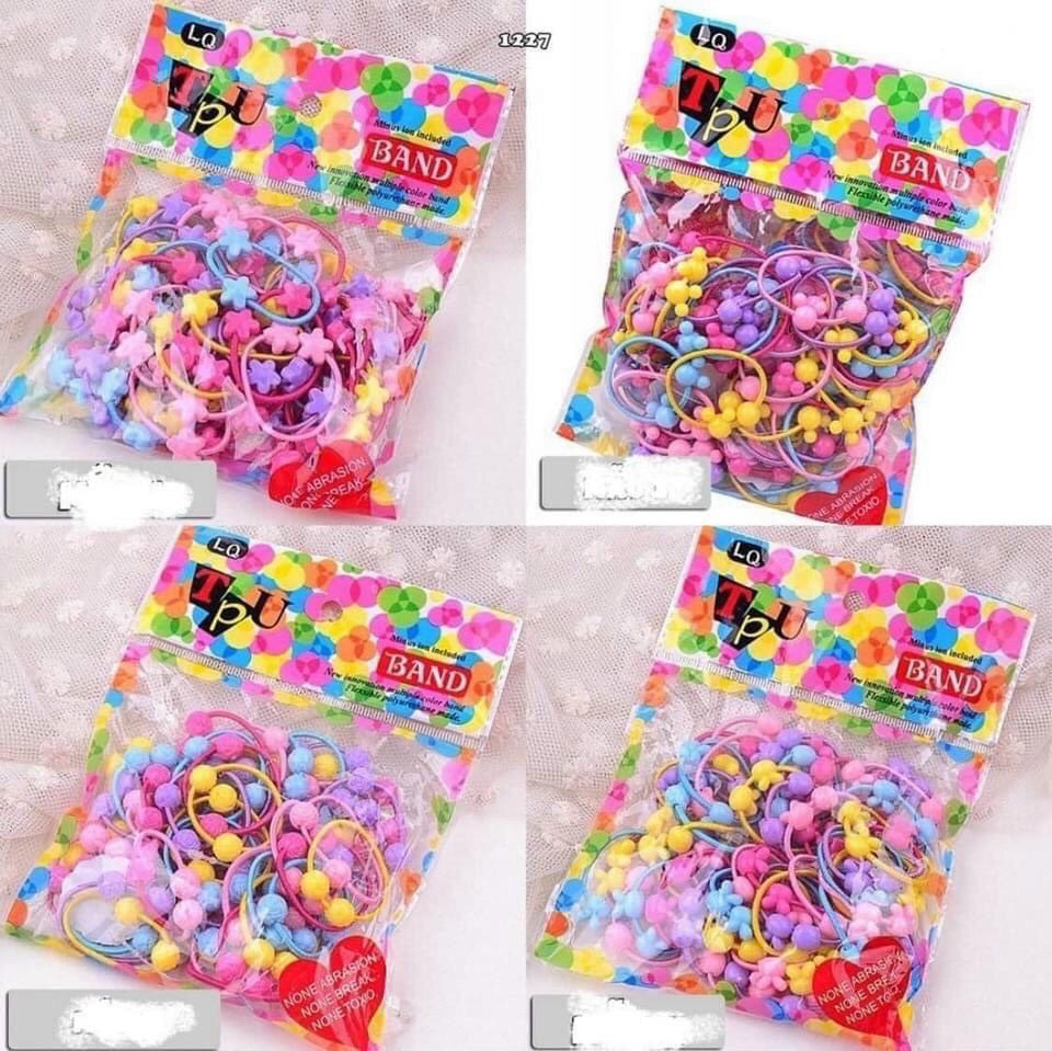 COMBO 50 dây cột tóc cho bé gái(giá học sinh).
