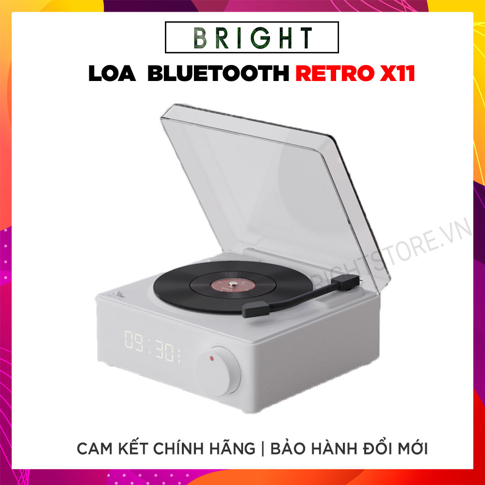 Loa Bluetooth Retro Giả Lập Đĩa Than X11 ( Phiên Bản Nâng Cấp của X10)