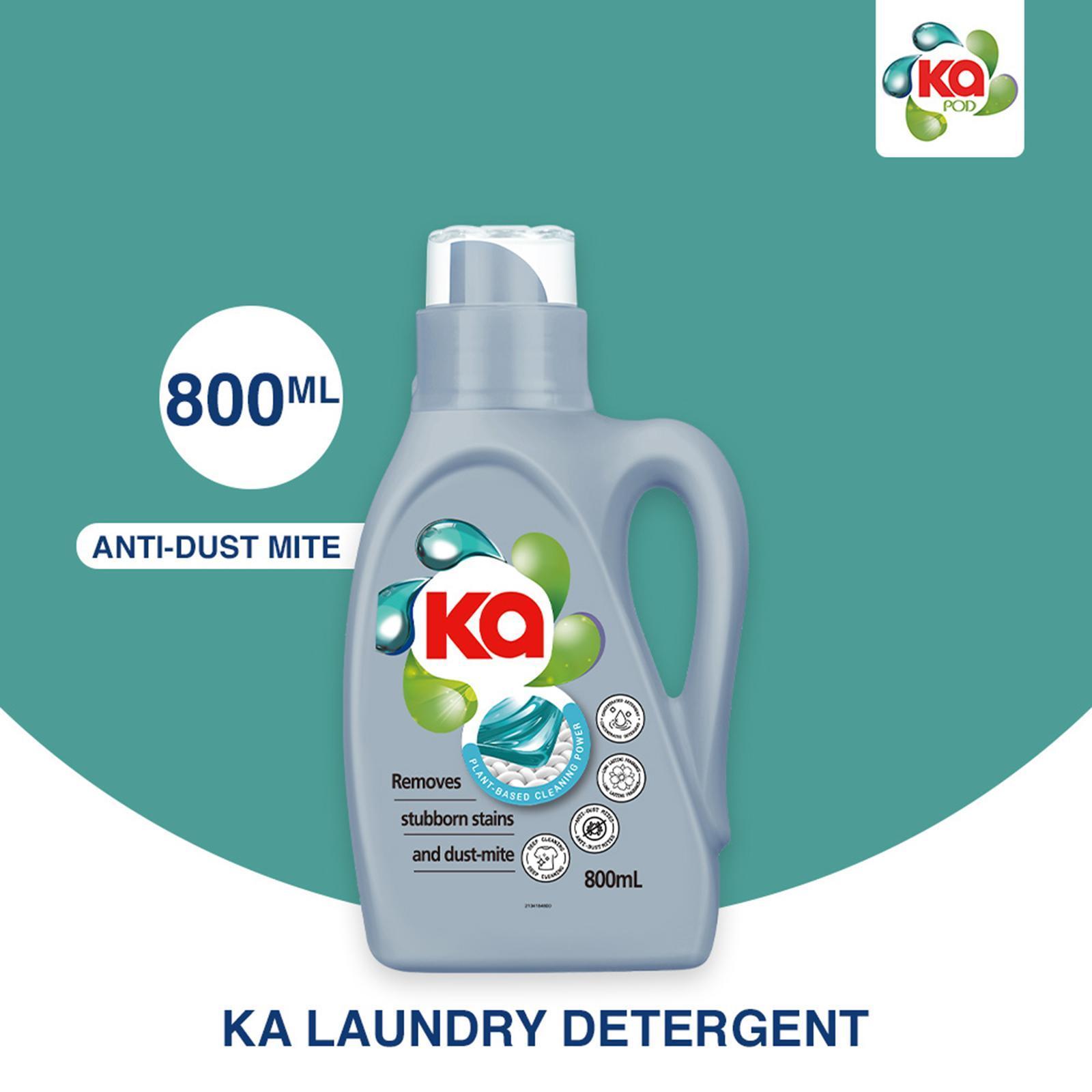 Ka AntiBacterial Concentrated Laundry Liquid Detergent 800ML Anti