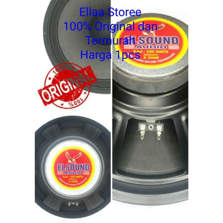 DISKON PROMO SPEAKER ELSOUND 12 INCH FULL RANGE COIL BIASA ORIGINAL