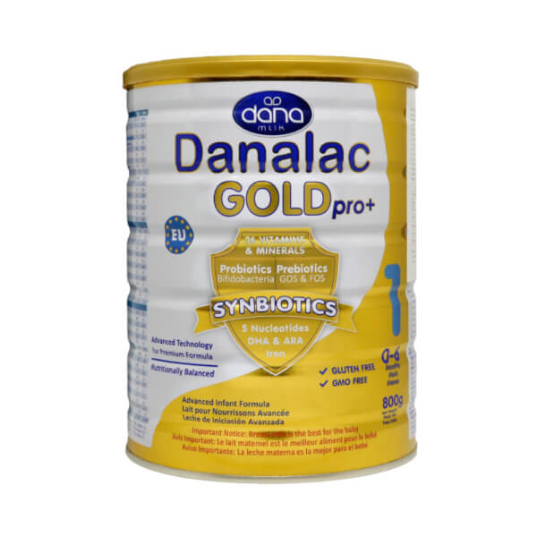 Sữa bột Danalac Gold Pro+ số 2, số 3 lon 800g date T10/2024
