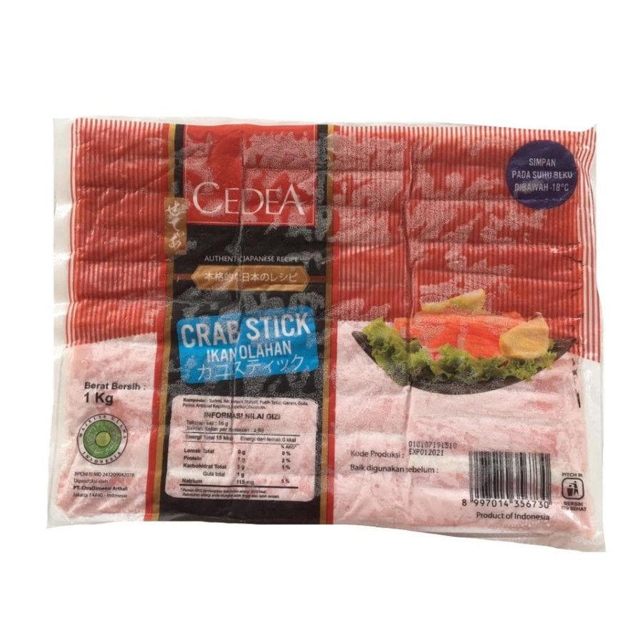 Cedea Crab Stick 1kg Lazada Indonesia