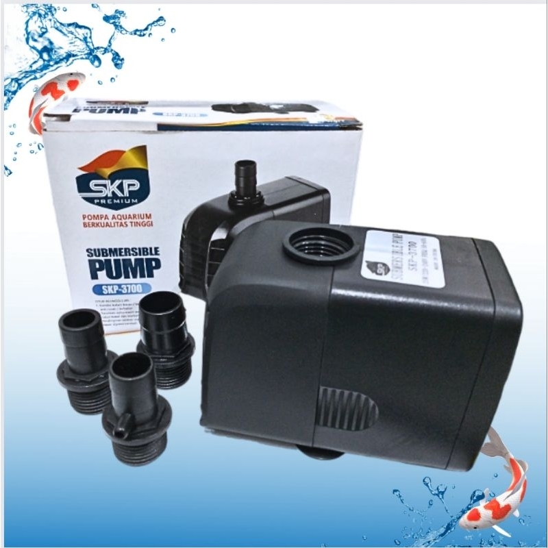 Pompa kolam hidroponik aquarium SKP 3700