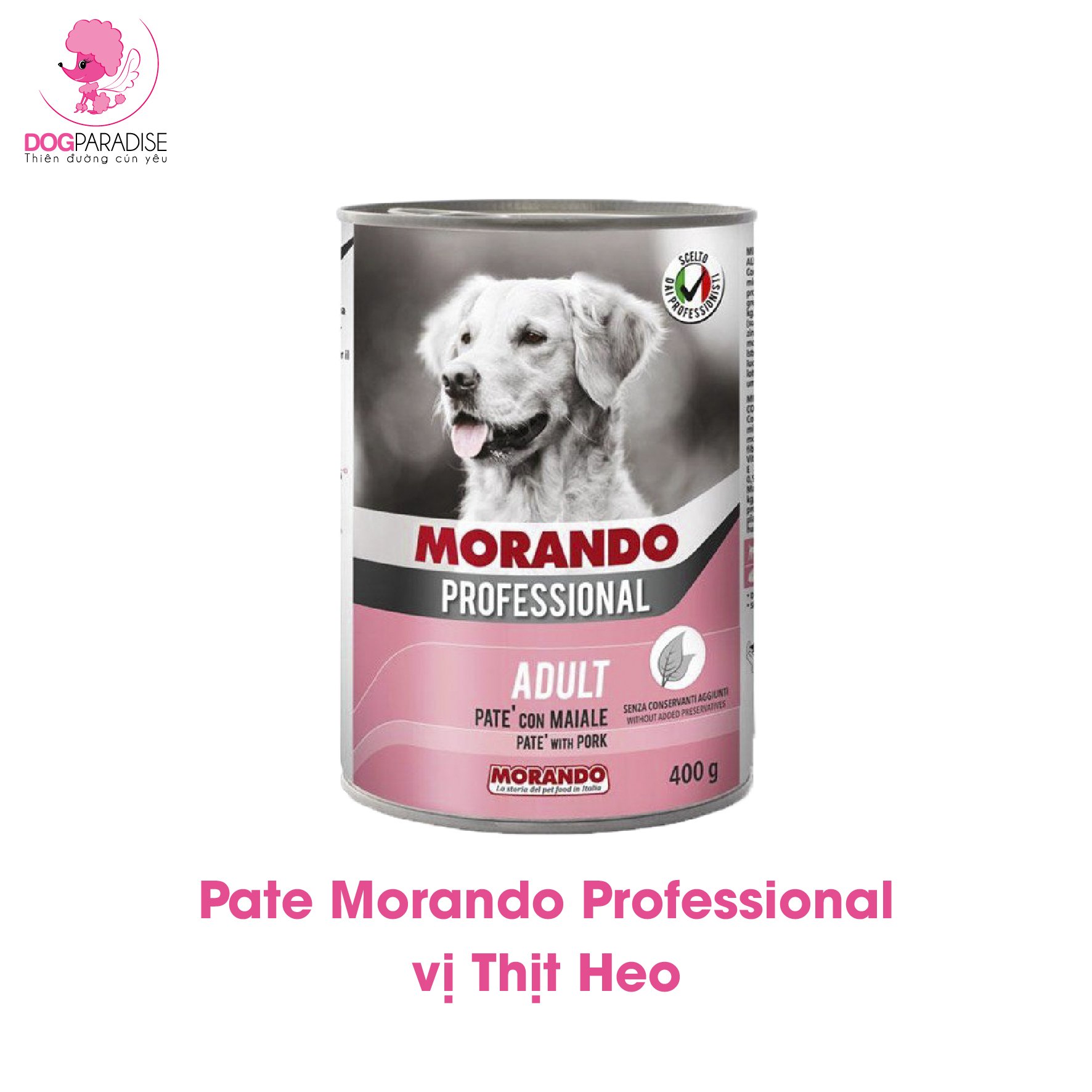 Pate Morando cho chó có 4 vị - Dog Paradise