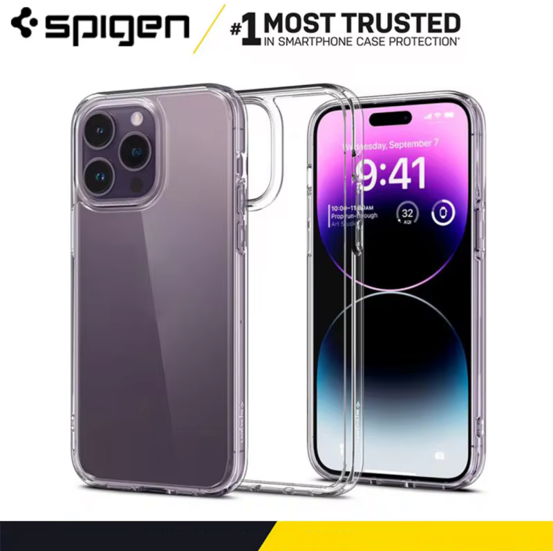 Spigen ultra hybrid clear case for iphone 14promax 14plus 14pro iphone14 13pro max 13mini 12pro max 12mini 11pro max 11pro xsmax xr x xs 8plus 7plus 6plus 6splus 8g 7g 6g 6s