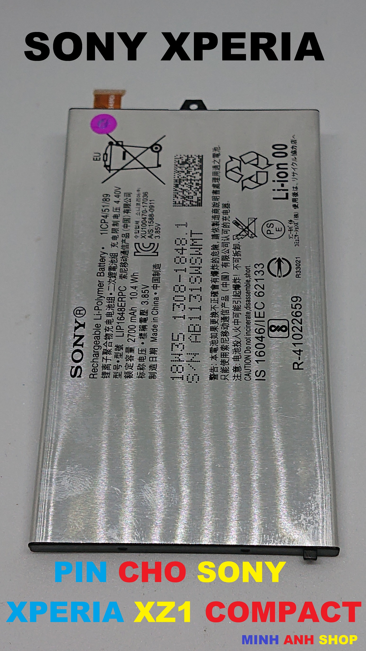 PIN CHUẨN CHO SONY XPERIA XZ1 COMPACT