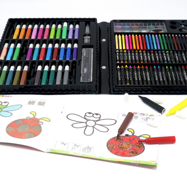 Hộp bút màu 150 chi tiết cho bé yêu thỏa sức sáng tạo, an toàn với sức khỏe, thiết kế...