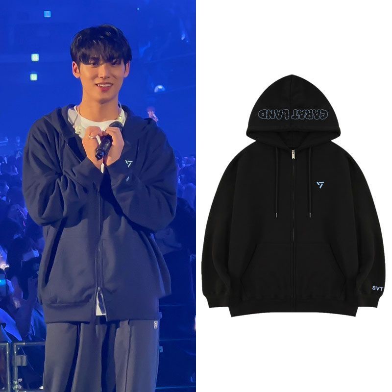 SEVENTEEN World Tour BE THE SUN Official ZipUp Hoodie Size M