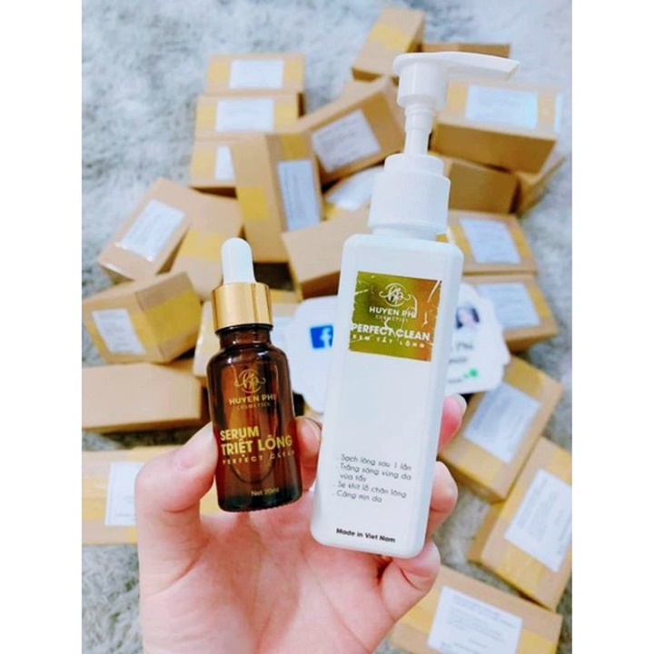 [Sỉ-Rẻ] Combo 2 món Kem Tẩy Lông , Serum Triệt Lông – LQ702 [Lẻ-Sỉ]