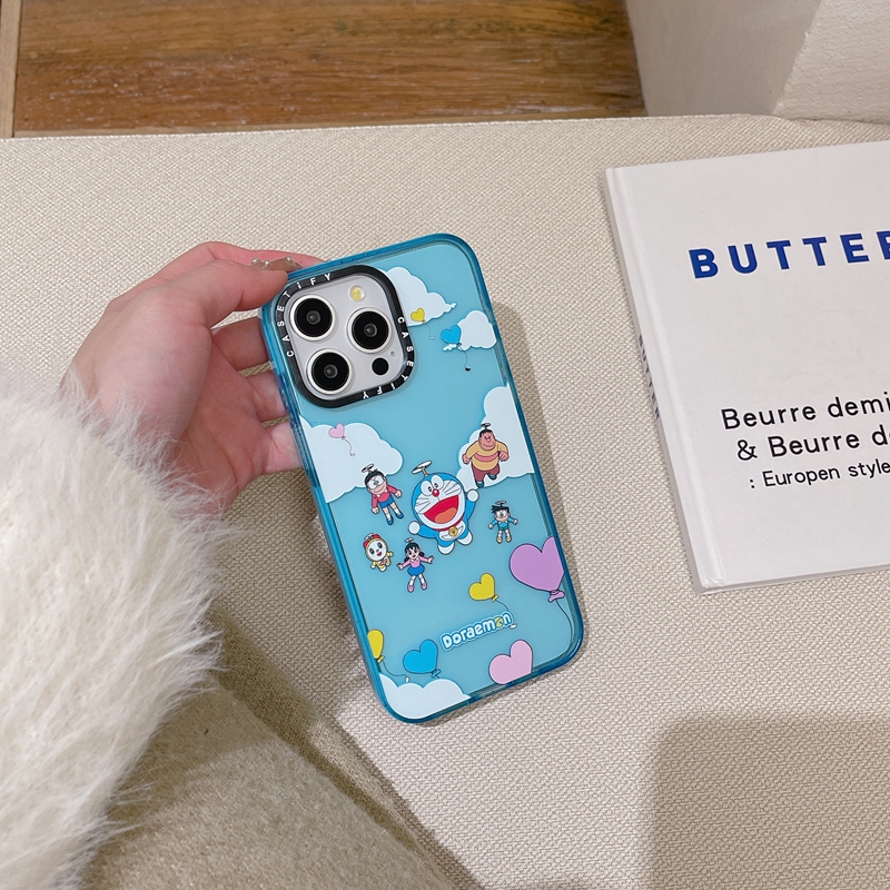 CASETiFY Doraemon Hard Case For iPhone 15 14 Plus 11 12 13 Pro 15Pro Max impact Clear Acrylic Casing Cover