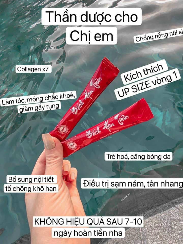 [ CHÍNH HÃNG ] Bách hoa tiên Las beauty đẹp da
