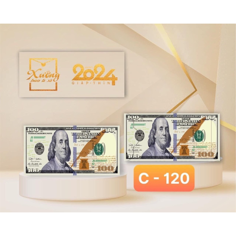 [Giá hủy diệt] 100 bao lì xì mẫu đô