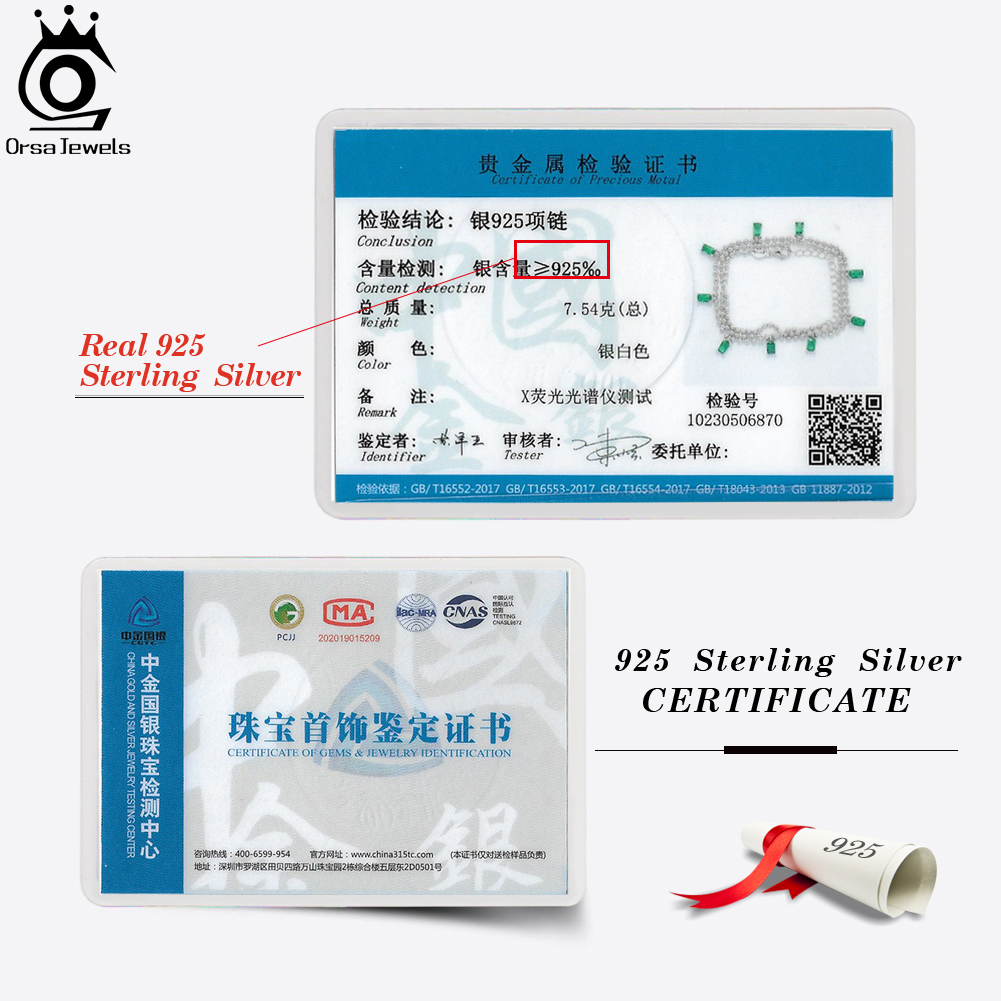 Yuanyan%20ORSA%20JEWELS%20925%20Sterling%20Silver%20Multiple%20Emerald%20Cut%20CZ%20Link%20Chain%20Necklace%20Stackable%20Fashion%20Pendant%20for%20Women%20Jewelry%20EQN55%20-%20Image%205