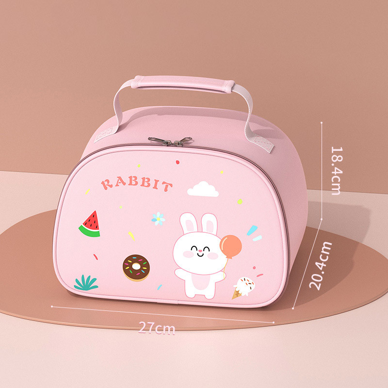 316 stainless steel insulated lunch box for school use children's bento box, four grid lunch box
