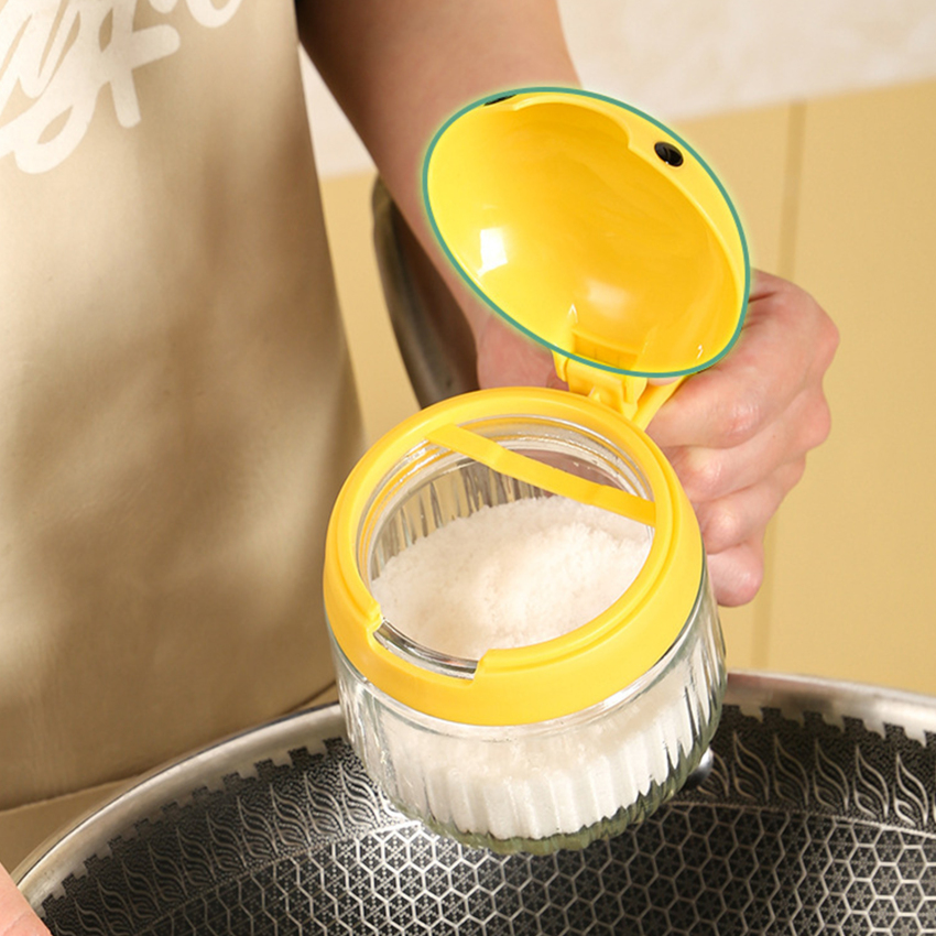 Kitchen Seasoning Box Household Seasoning Jar Condiment Box Seasoning Box Flavor Can Cartoon Duck Salt Sugar Storage Bottle