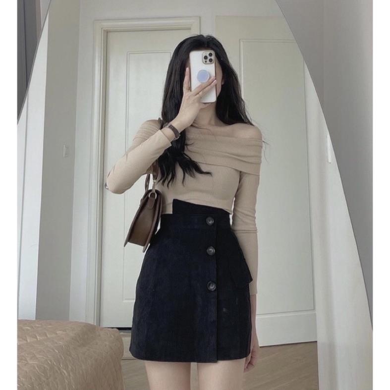 ÁO TRỄ VAI LEN TĂM THU ĐÔNG MỚI NHẤT W1