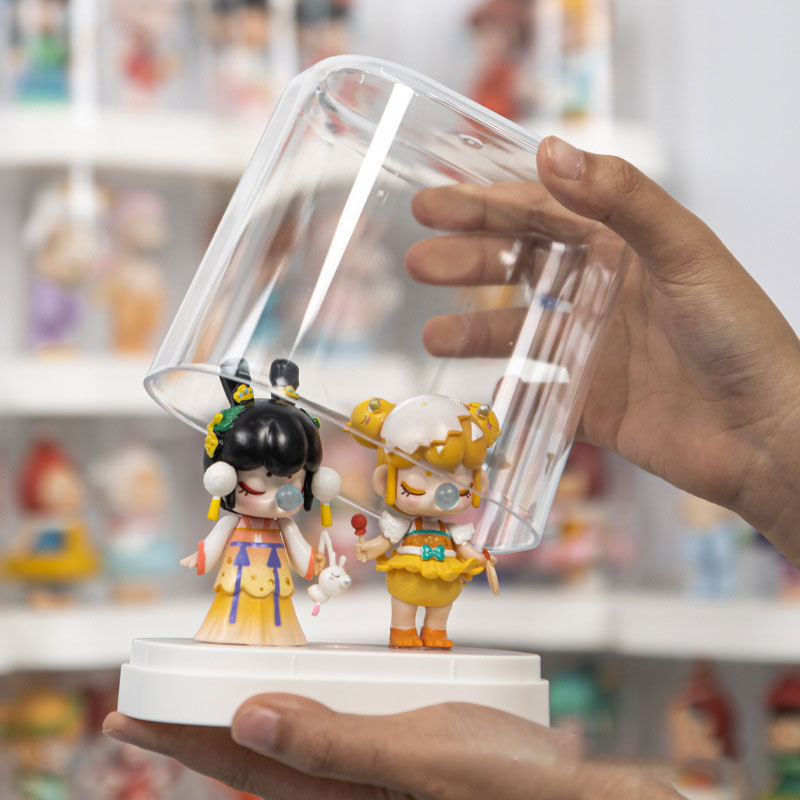 Blind box storage display box, bubble mart hand-office doll doll, transparent shelf storage, dustproof display wall