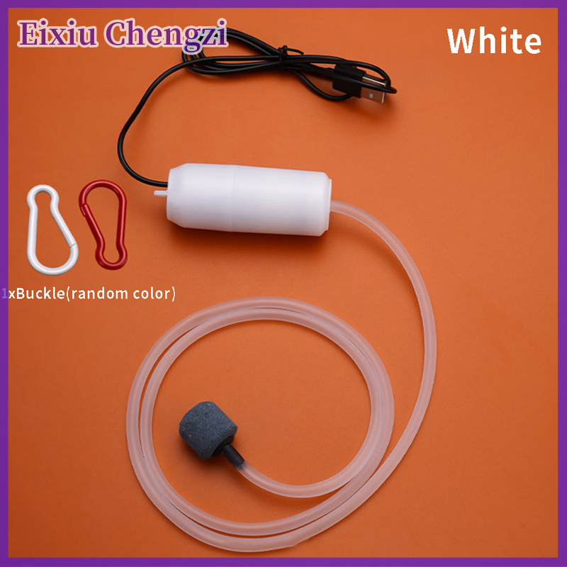 Eixiu Máy bơm khí oxy cho bể cá tiện dụng Máy nén khí không ồn USB cho bể cá Máy sục khí