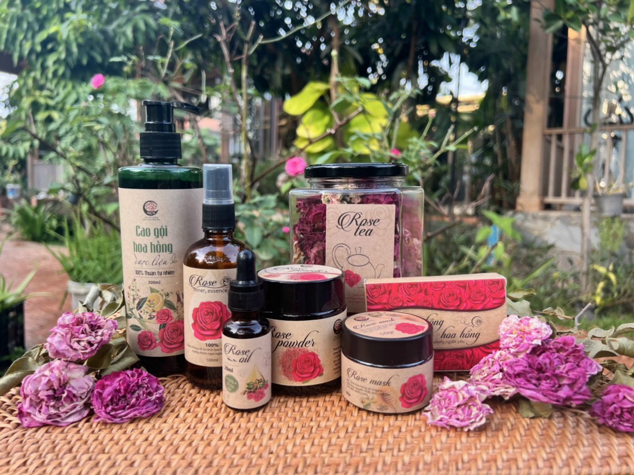 Xà Bông hoa hồng ( Rose Soap) 100g