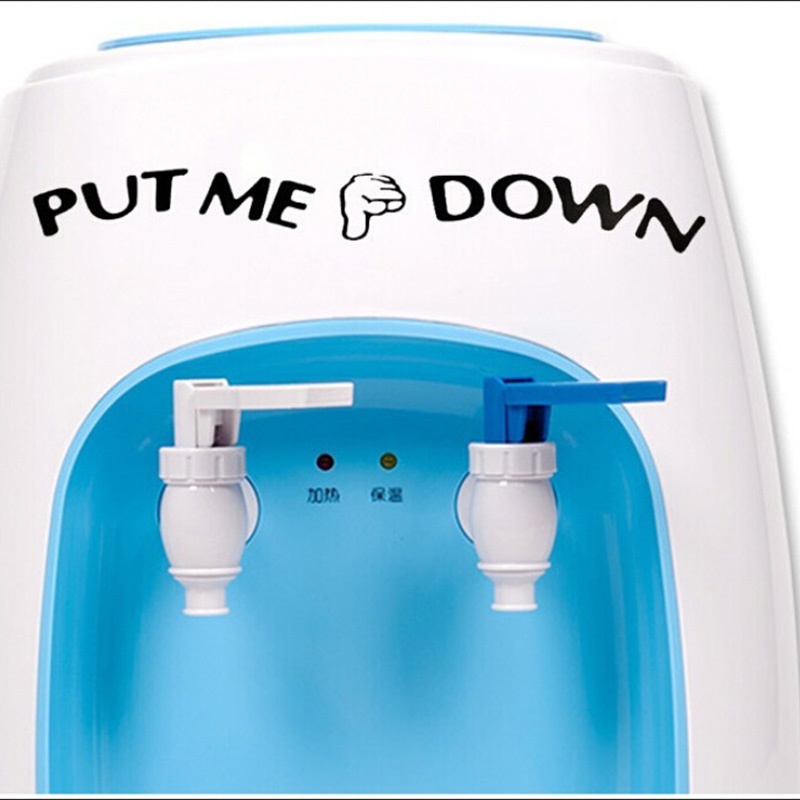 1X PUT ME DOWN Decal Bathroom Toilet Seat Sign Reminder PVC Sticker 9.5cm*24.5cm. 