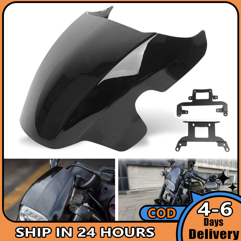 AM -Motorcycle Front Headlight Fairing Cover Trim Replacement Headlamp