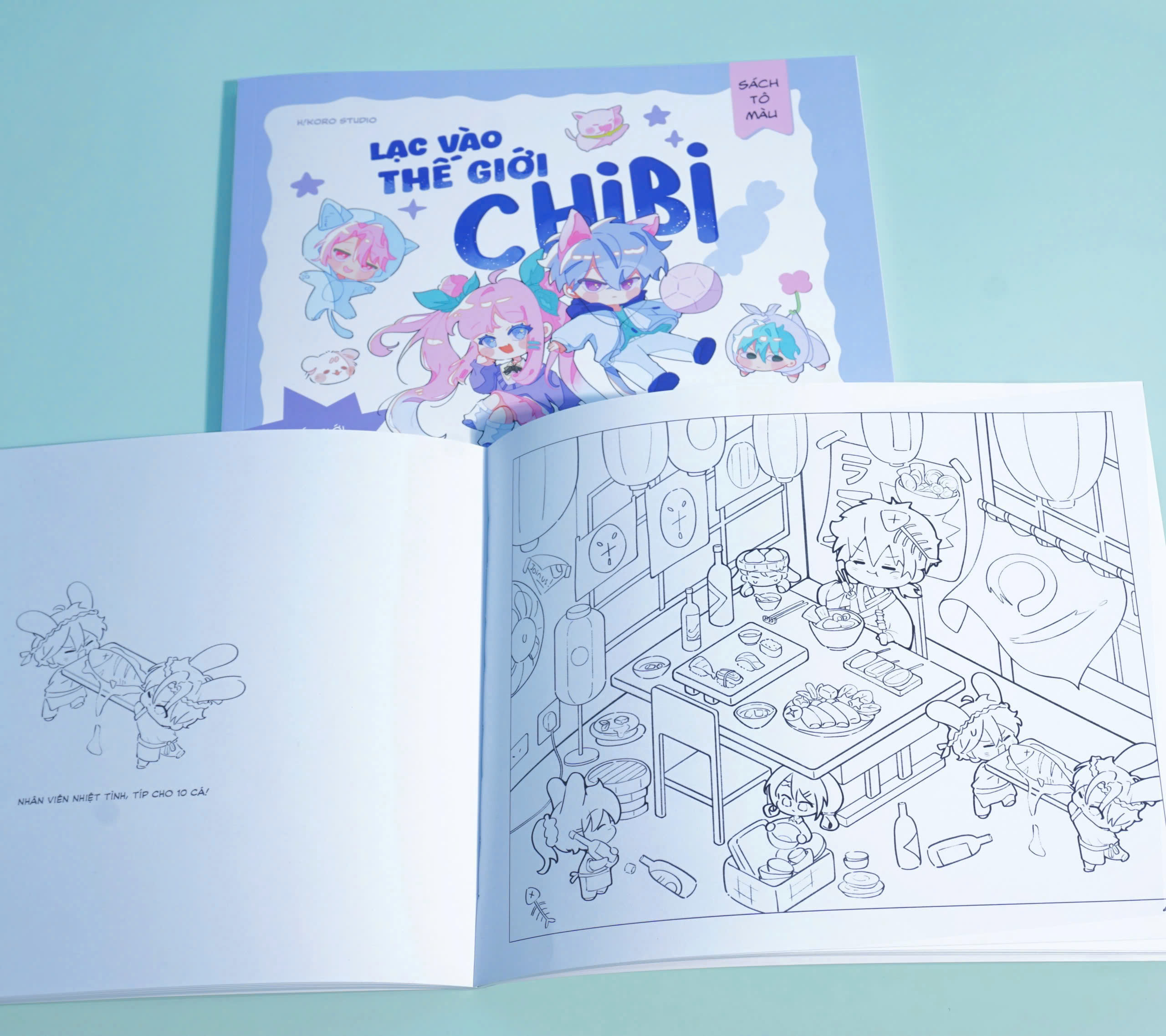 Fahasa - Sách Tô Màu - Lạc Vào Thế Giới Chibi