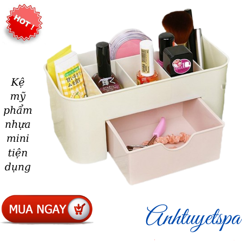 Kệ mỹ phẩm nhựa mini-kệ mỹ phẩm nhựa nhiều ngăn