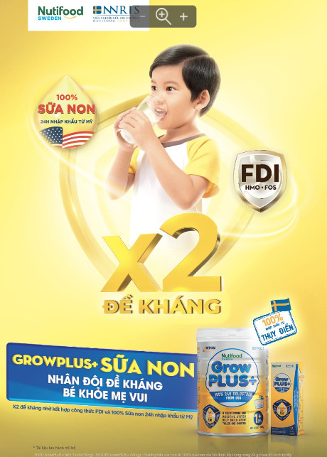 (Expiration Date February 2027) Nutifood Growplus 0+ Golden Colostrum 400g.
