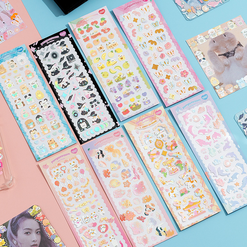 Sticker Cute decor Toploader Pompomroom - Be Tiny Stationery