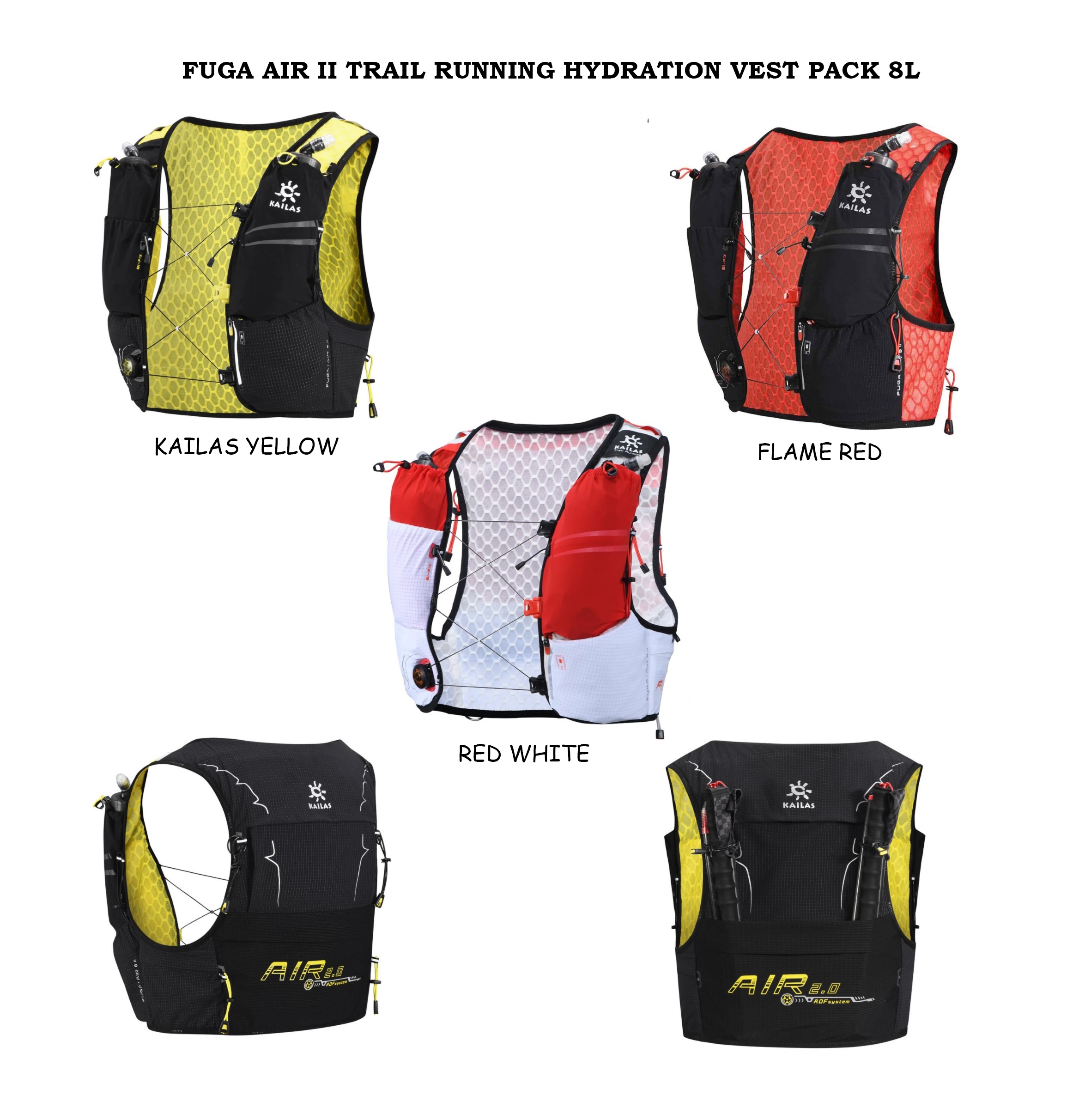 Kailas Fuga Air II Trail Running Hydration Vest Pack –