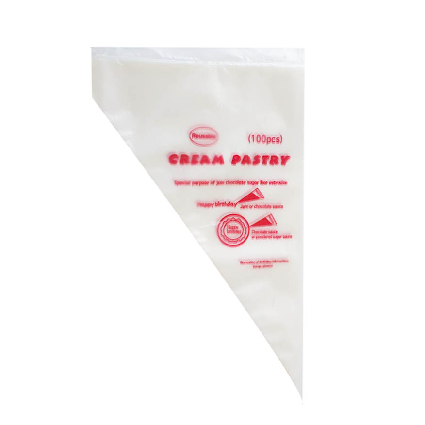 100pcs/set Disposable Pastry Bag Food-Grade Icing Bag Cake