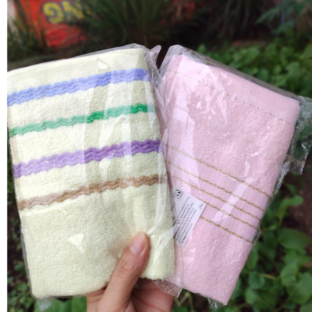 Khăn tắm cotton size 35x75cm đủ màu hàng khuyến mãi