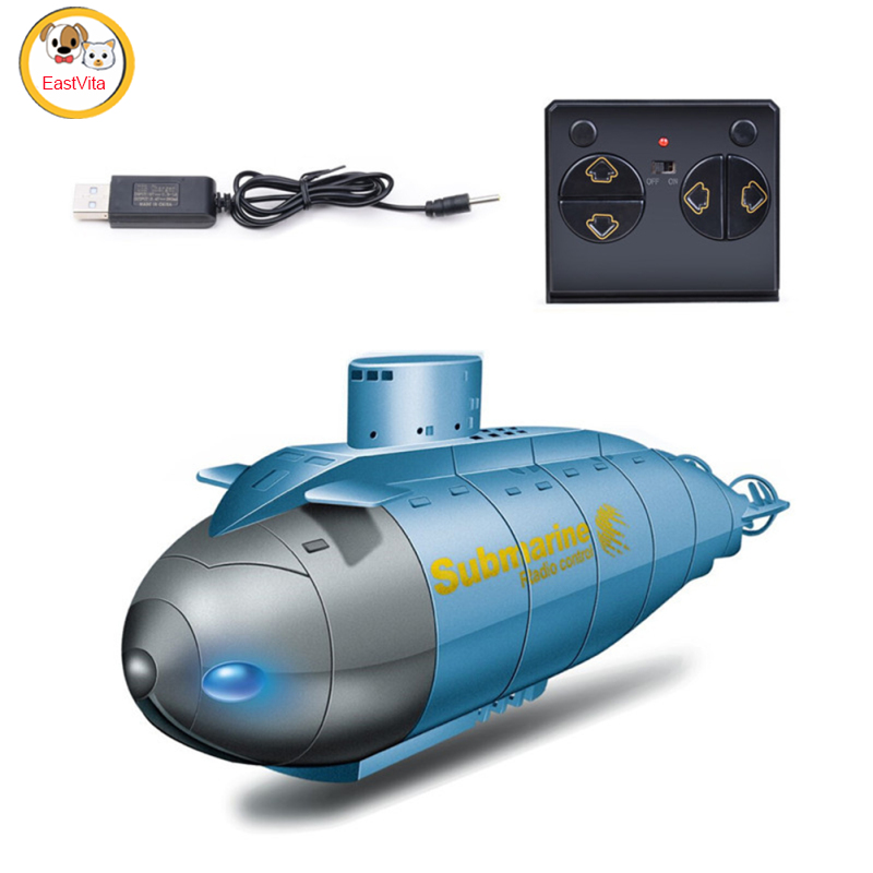Wireless Remote Control Submarine Simulation 6 Channels Electric Remote Control Boat Speedboat Model Toys