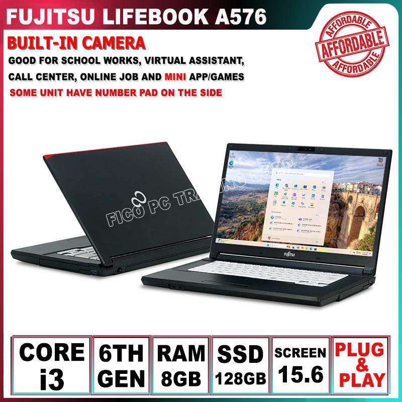 Fujitsu Lifebook A576 15.6 inches core i3 6TH GEN DDR4 8GB RAM