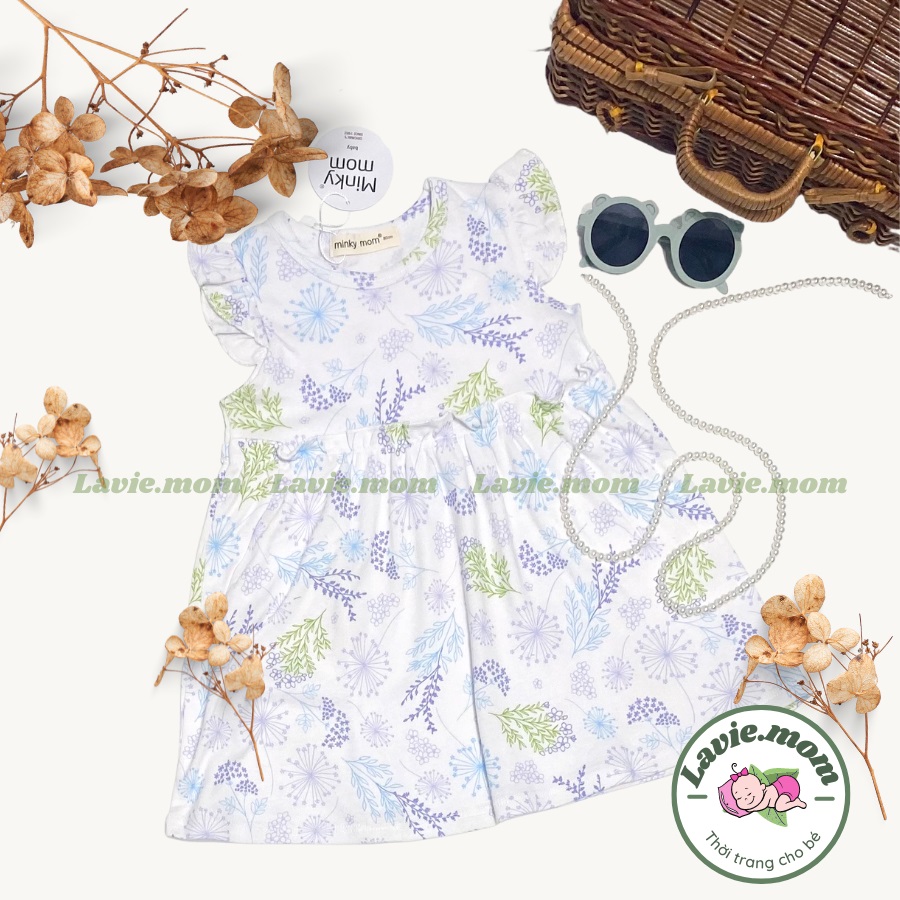 [Bé 6-19kg] Váy đầm cotton dễ thương cho bé gái