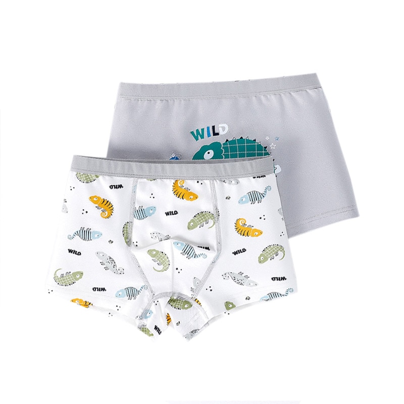 5pcs/Lot Solid Boys Underewears Kids Panties Brief Underwear