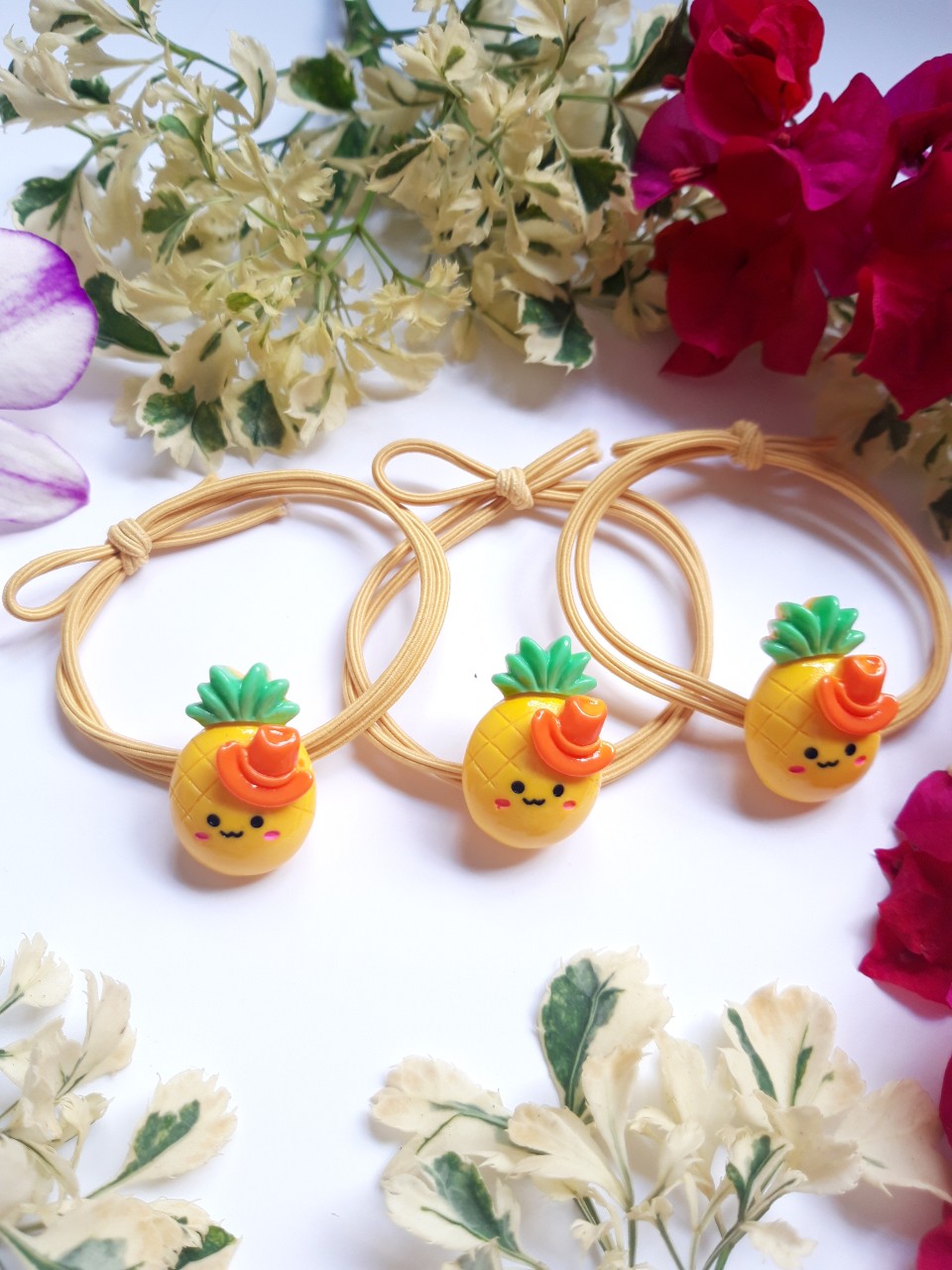 [ Lẻ ] 1 Cái Cột Họa Tiết Đáng Yêu ( Cột siêu bền, co giãn tốt)