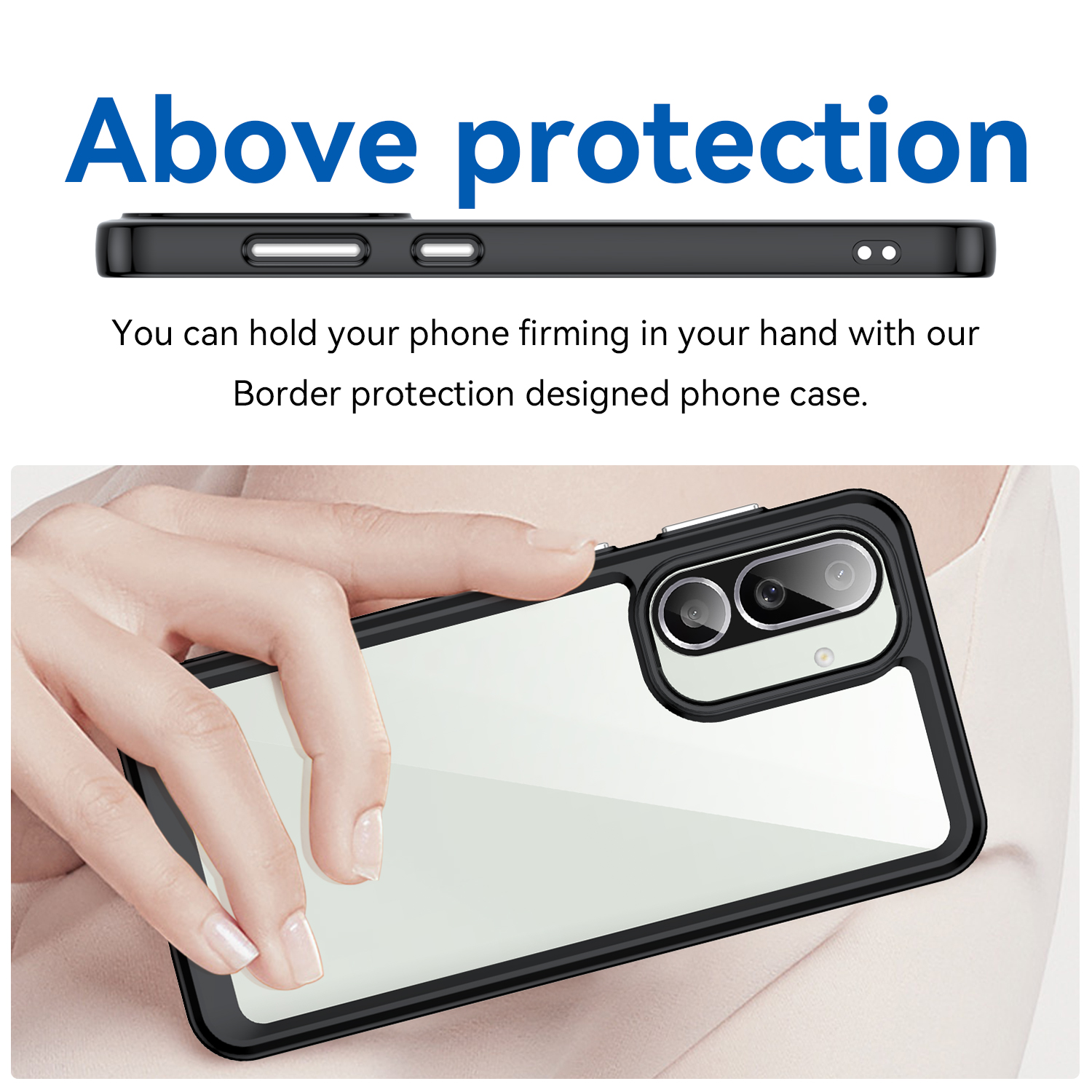 Samsung Galaxy F56 5G Case,Clear Shockproof Phone Case Transparent Cover for Samsung Galaxy F56 5G.