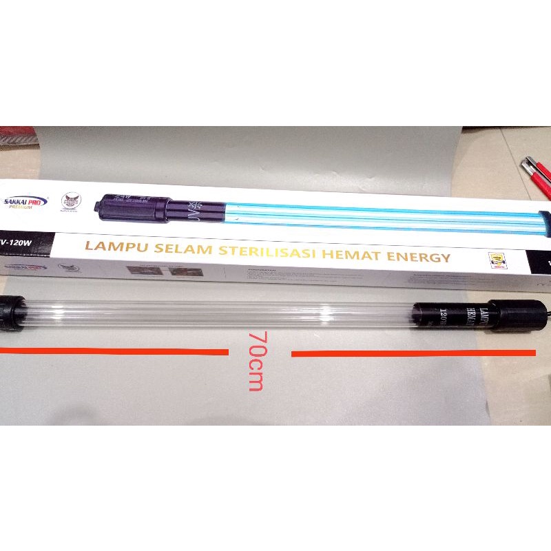 LAMPU ULTRAVIOLET ANTI LUMUT BAKTERI SAKKAI PRO UV 120WATT