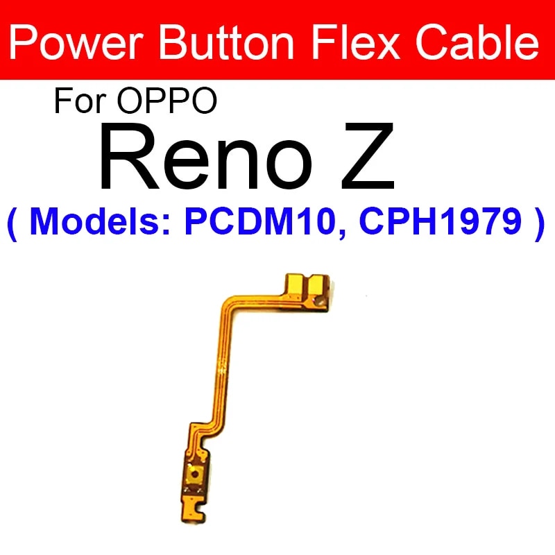 Oppo Reno 6 Key For OPPO Reno Ace 2 Z 2 2F 2Z 10X Zoom Power Volume Flex Cable Power ...