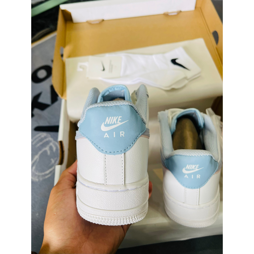 Giày Sneaker AF1 (Gót Xanh) Cao Cấp